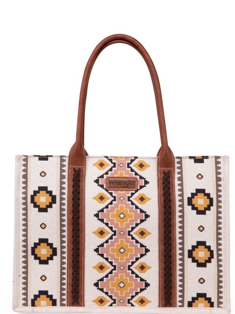 WRANGLER Large Tote with Aztec Design 
Brand new with tags 
Perfect condition